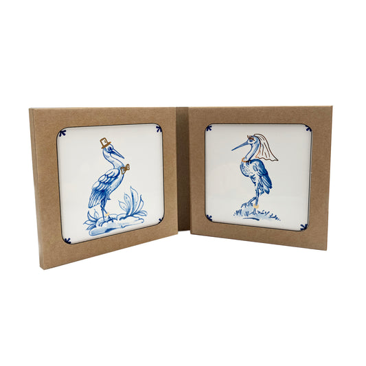 Goldie Tiles - Set groom and bride