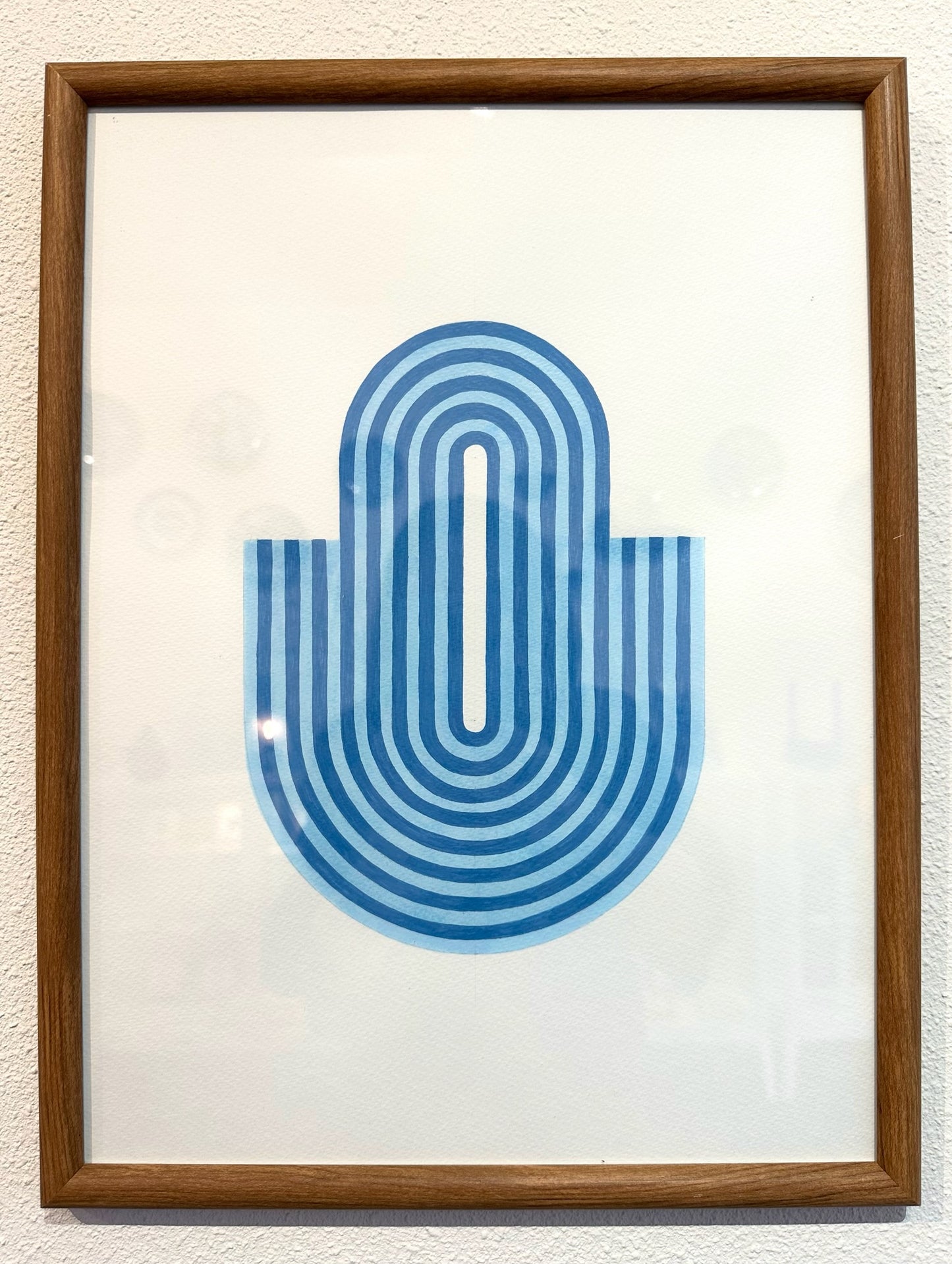 Arched summerseries Blue / Light Blue painting