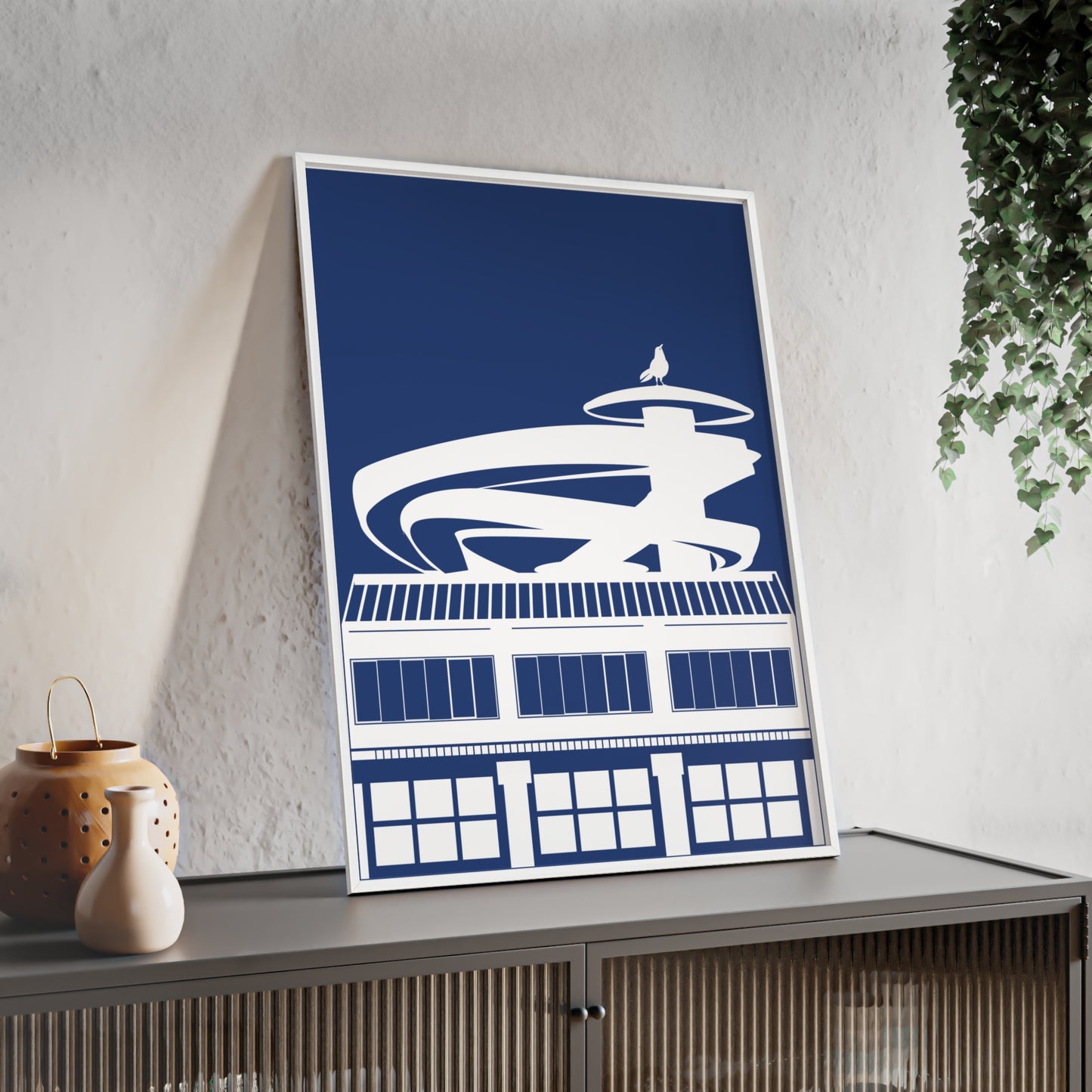BLAUWcc 'ROTTERDAM FENIX' Framed Poster