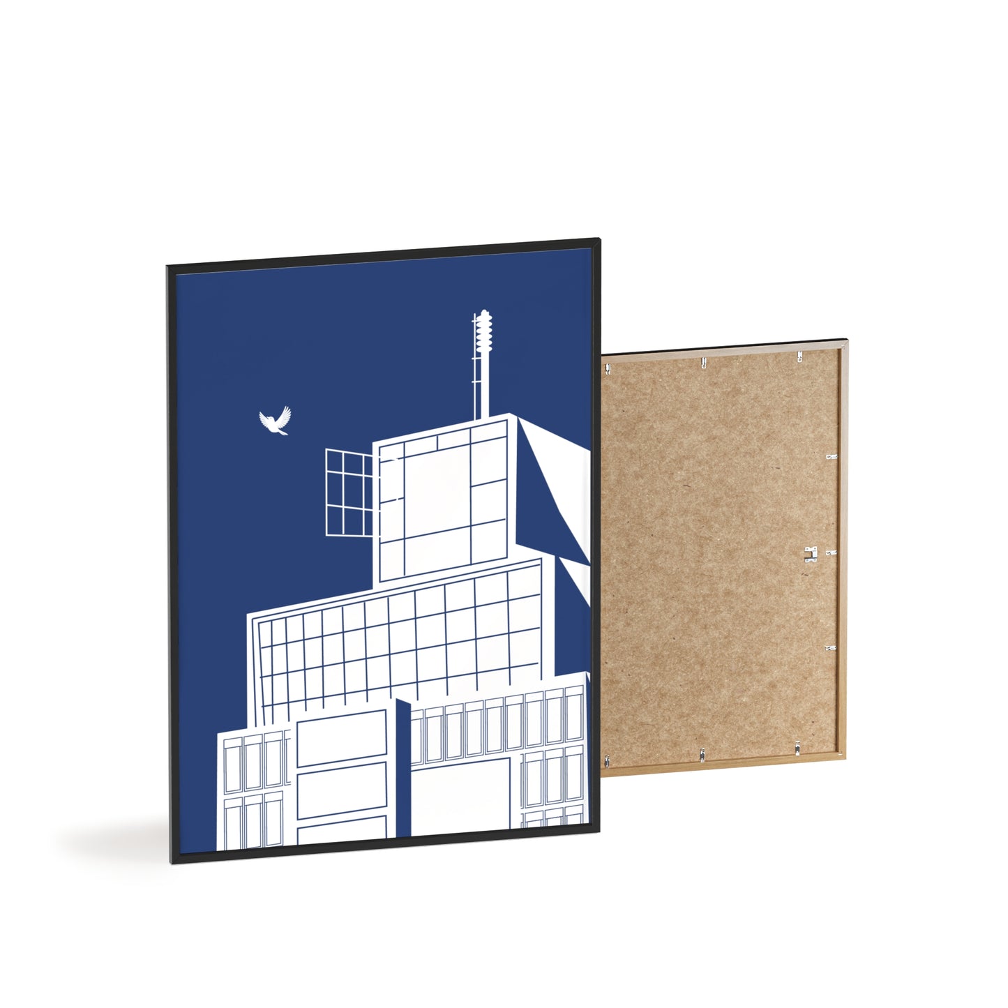 BLAUWcc 'ROTTERDAM TOWER' Framed Poster