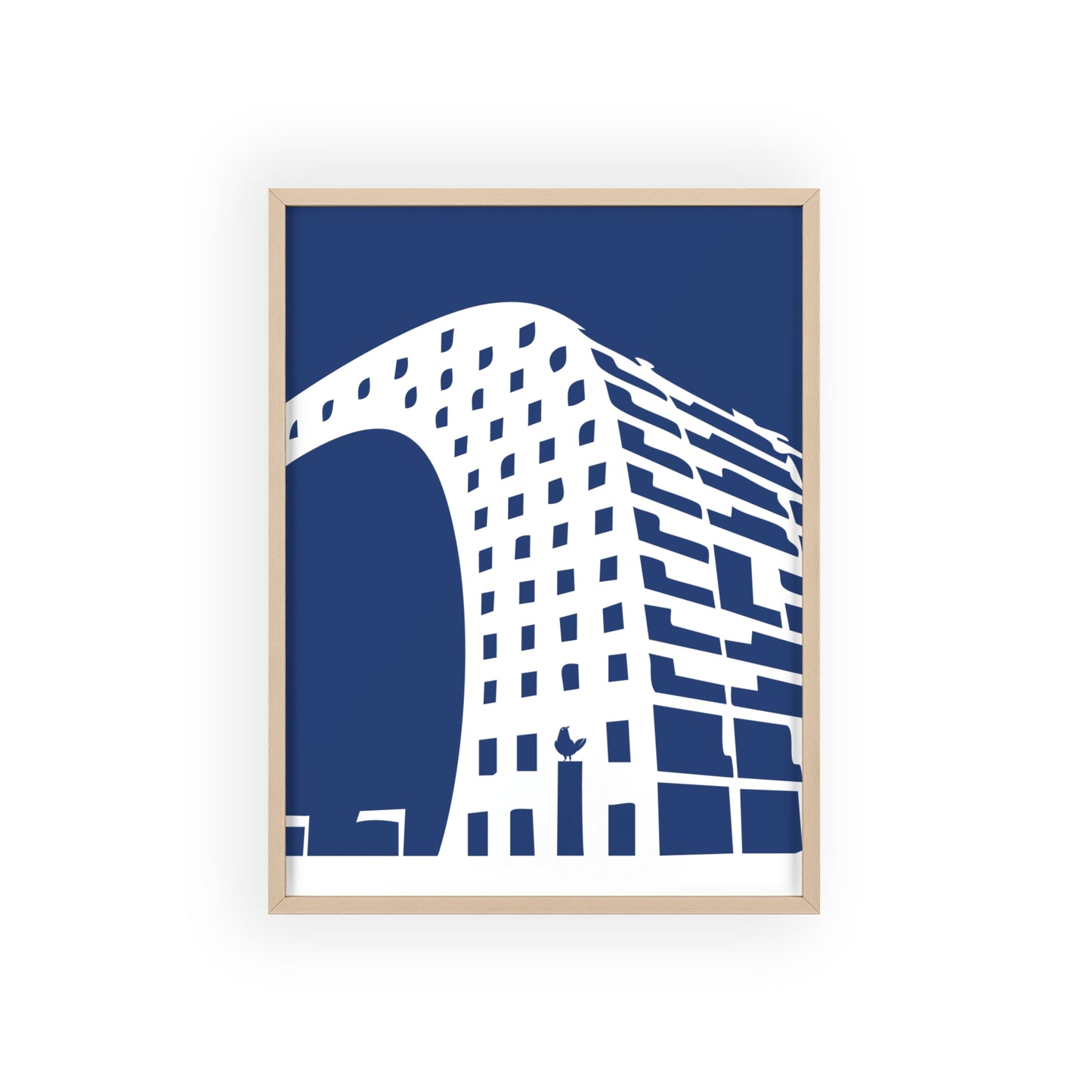 BLAUWcc 'ROTTERDAM MARKET' Framed Poster