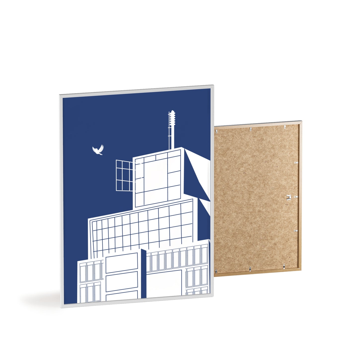 BLAUWcc 'ROTTERDAM TOWER' Framed Poster