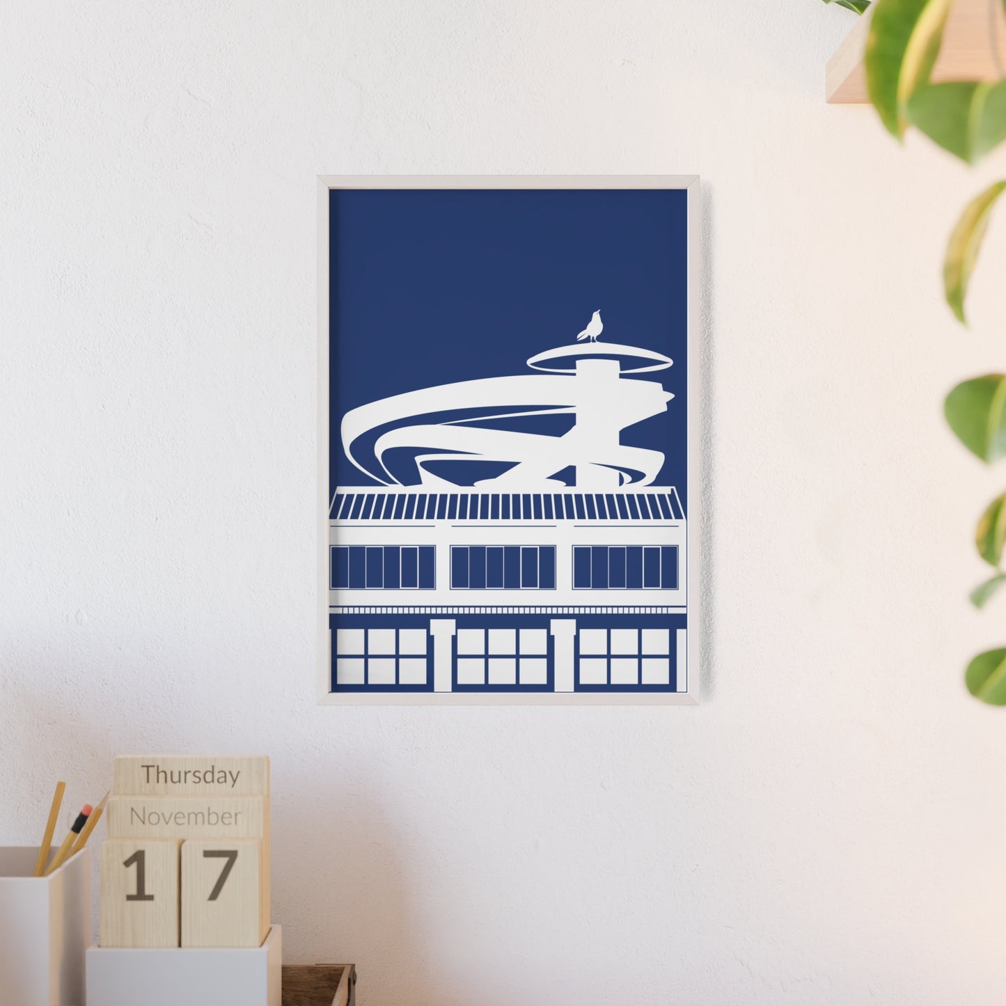 BLAUWcc 'ROTTERDAM FENIX' Framed Poster