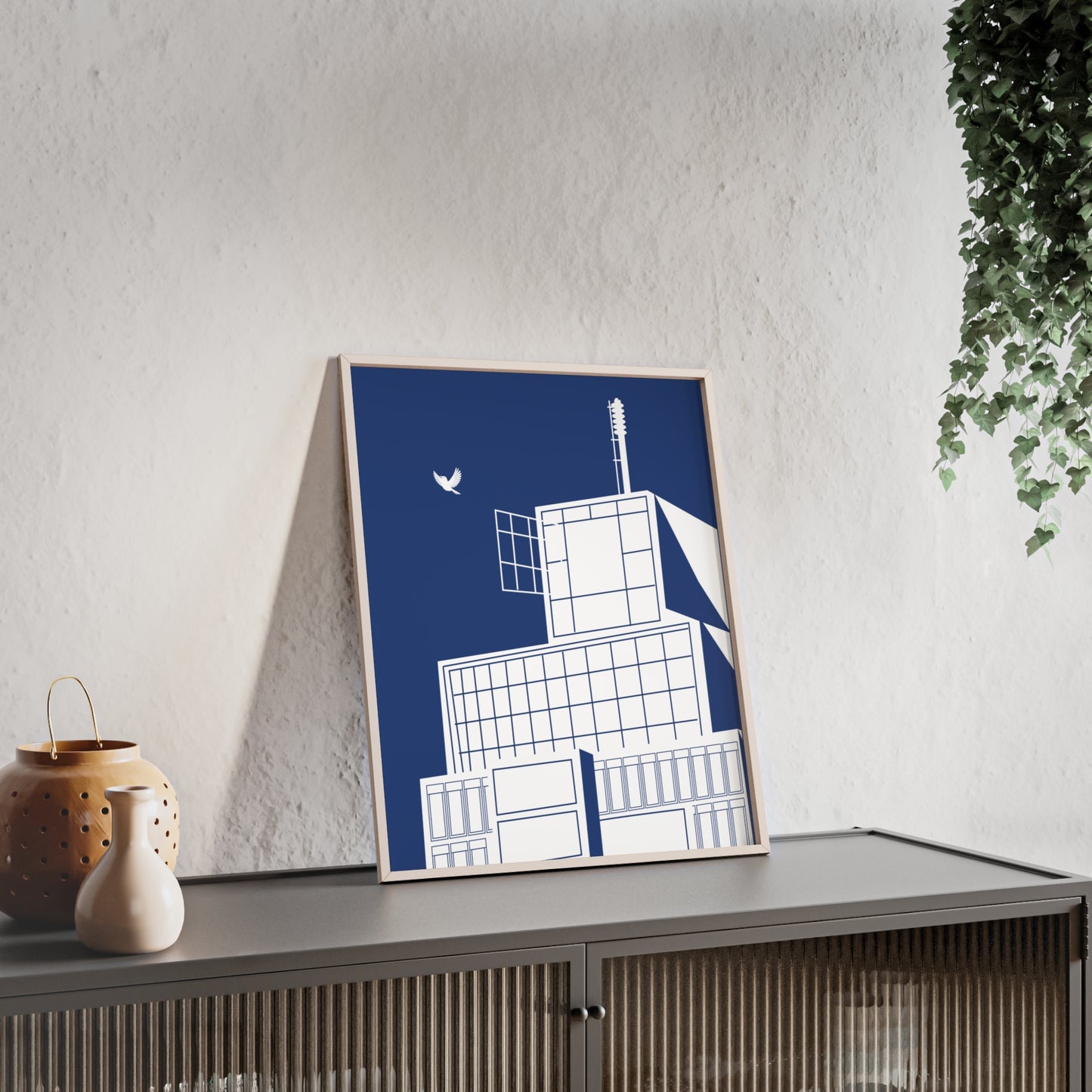BLAUWcc 'ROTTERDAM TOWER' Framed Poster