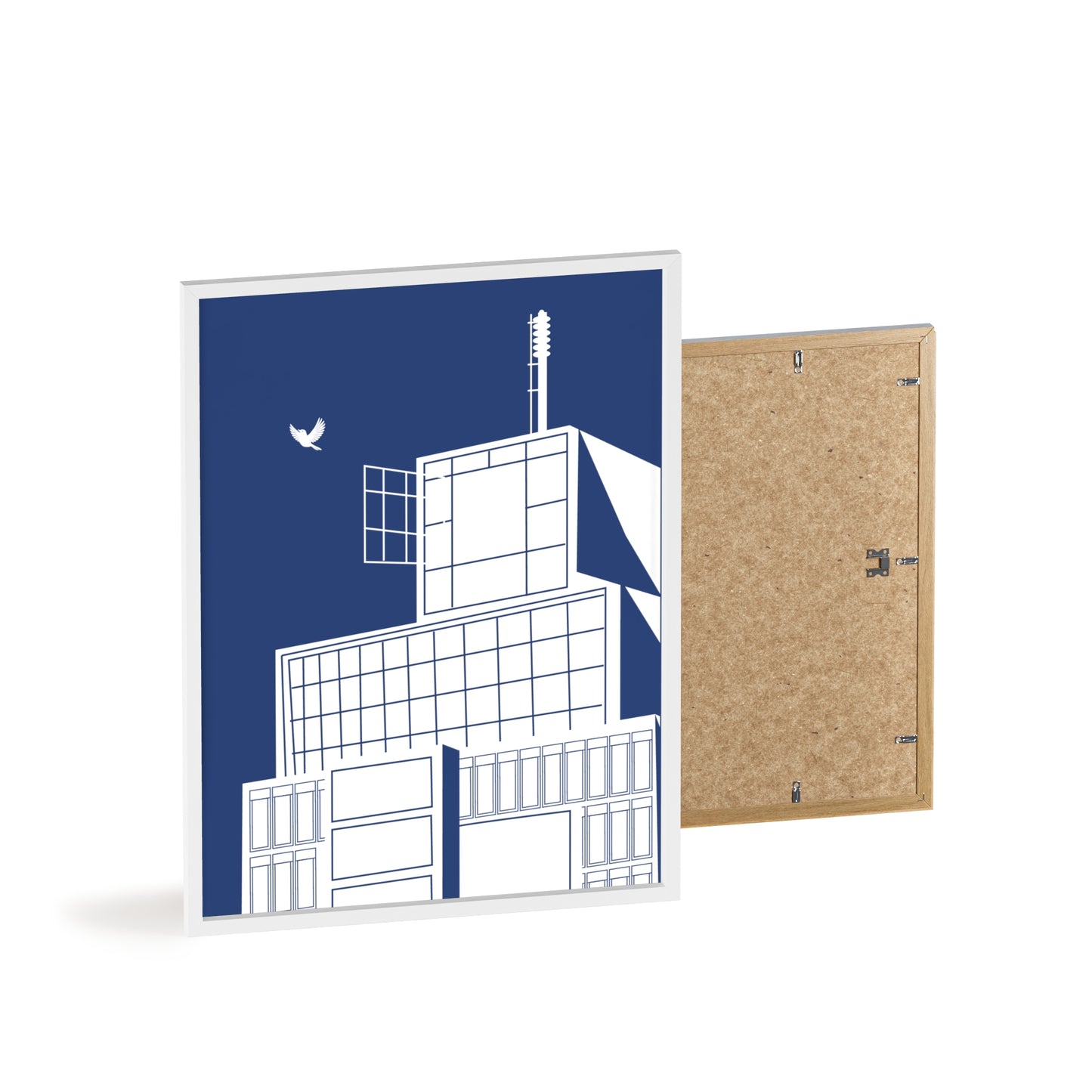 BLAUWcc 'ROTTERDAM TOWER' Framed Poster