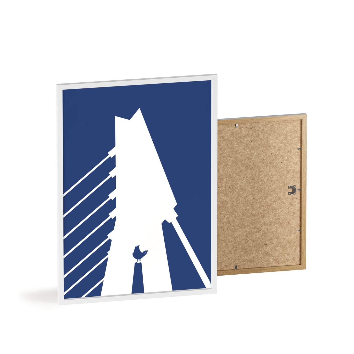 BLAUWcc 'ROTTERDAM BRIDGE' Framed Poster