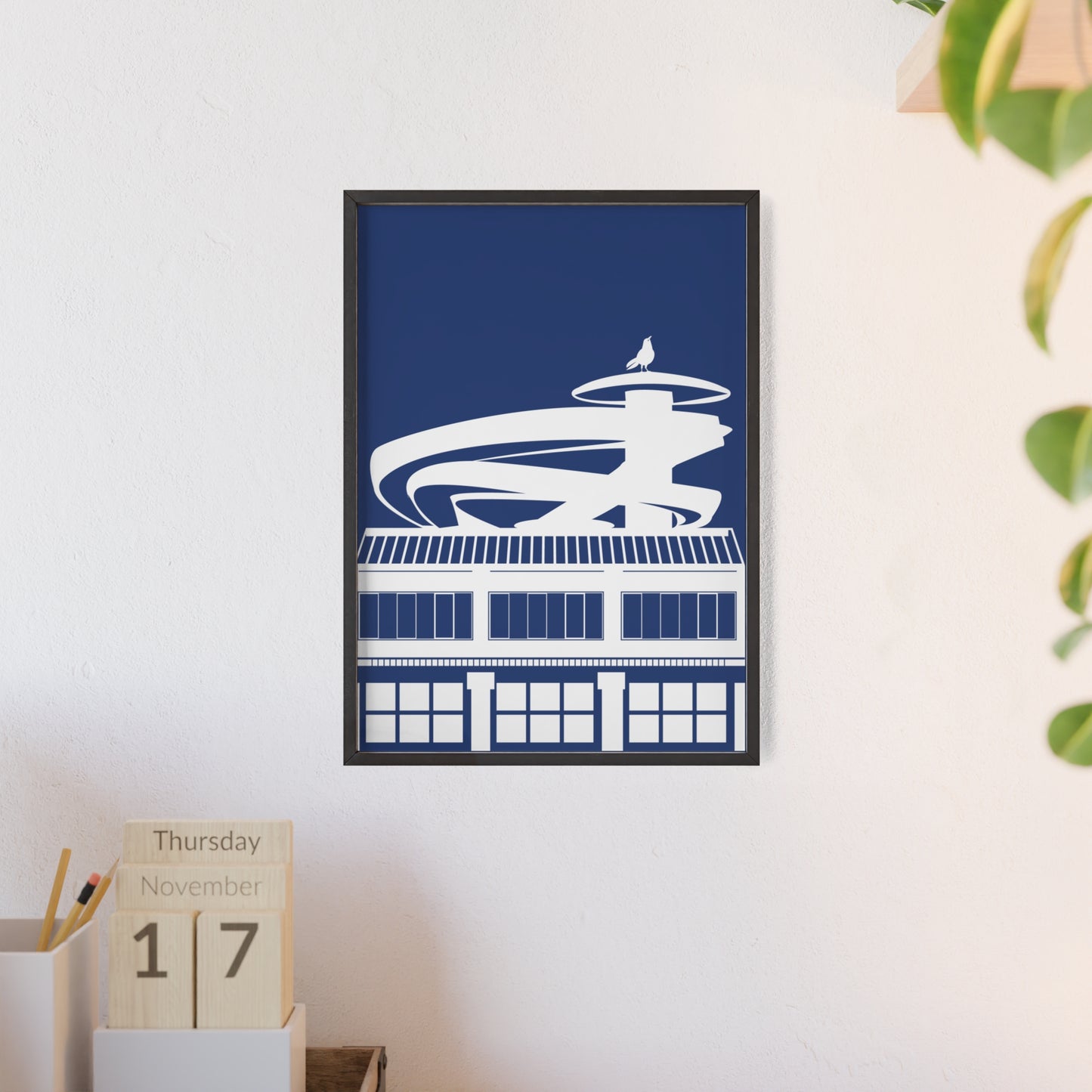 BLAUWcc 'ROTTERDAM FENIX' Framed Poster