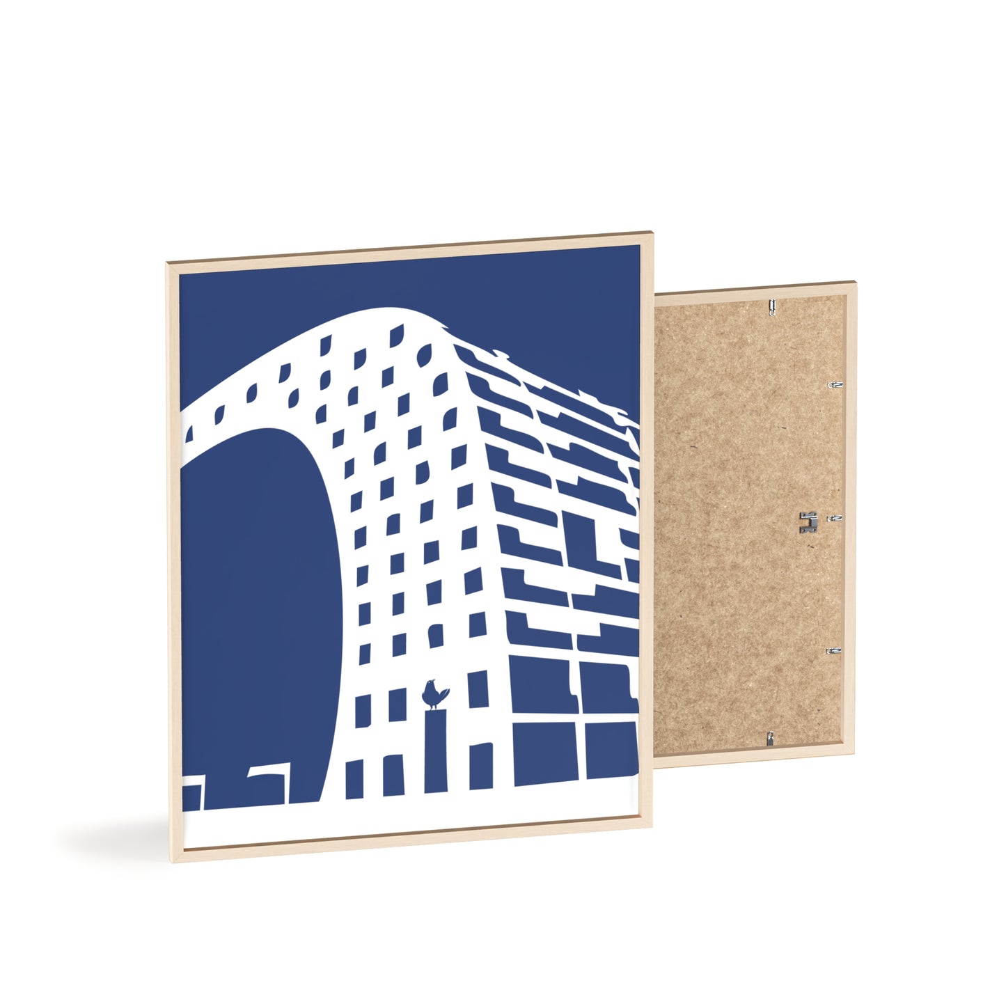 BLAUWcc 'ROTTERDAM MARKET' Framed Poster