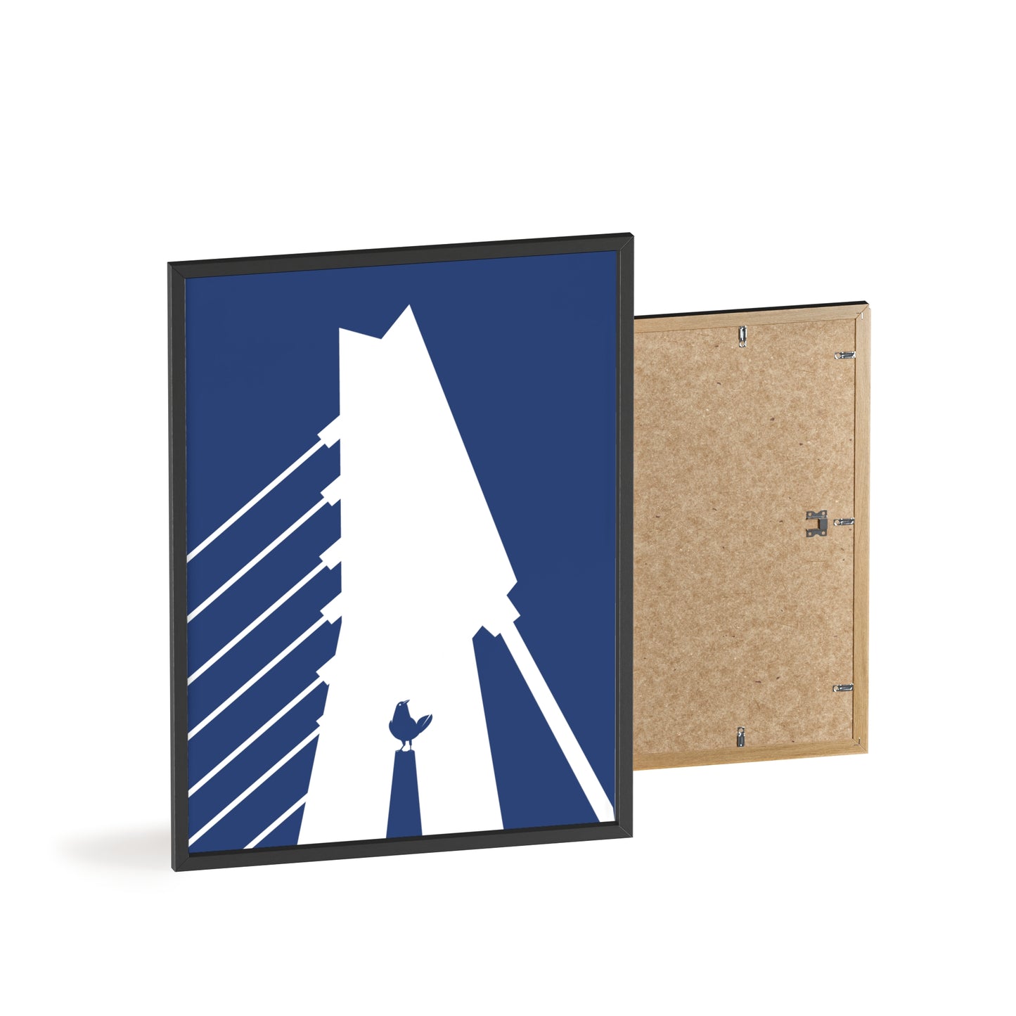 BLAUWcc 'ROTTERDAM BRIDGE' Framed Poster