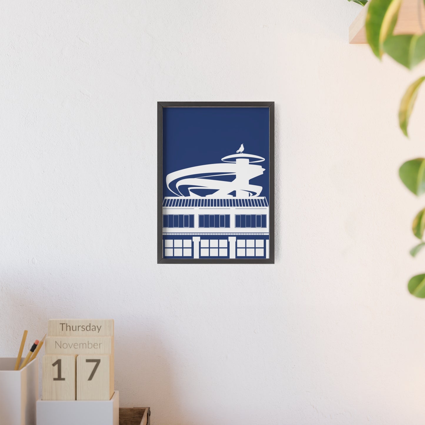 BLAUWcc 'ROTTERDAM FENIX' Framed Poster