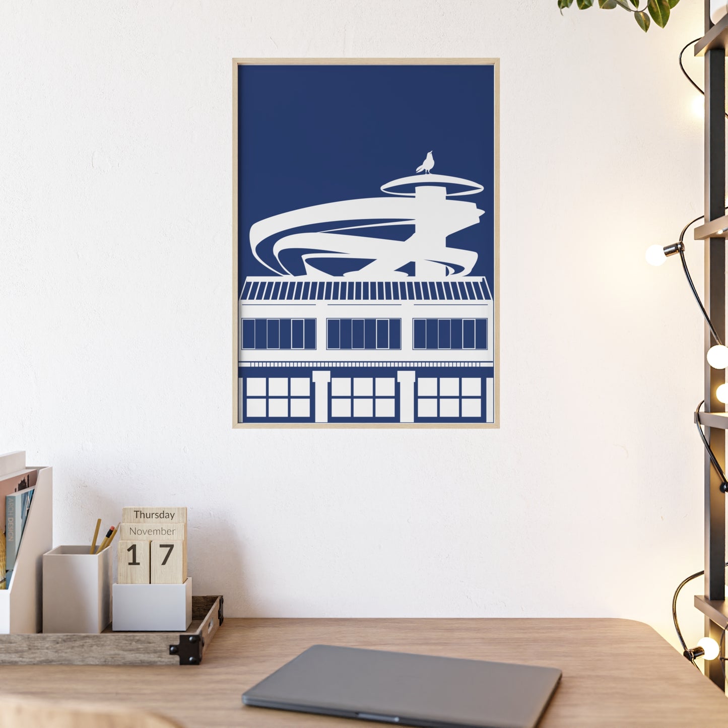BLAUWcc 'ROTTERDAM FENIX' Framed Poster