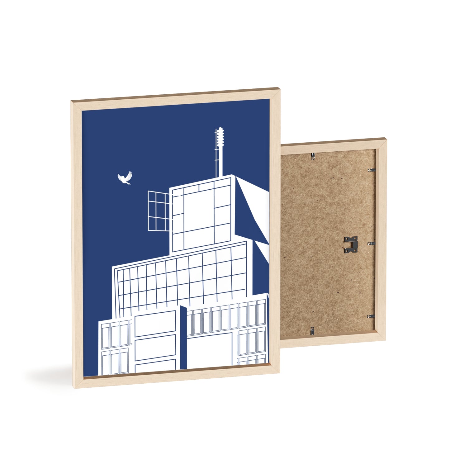 BLAUWcc 'ROTTERDAM TOWER' Framed Poster
