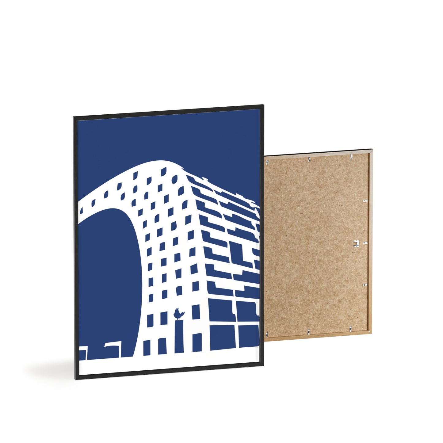BLAUWcc 'ROTTERDAM MARKET' Framed Poster