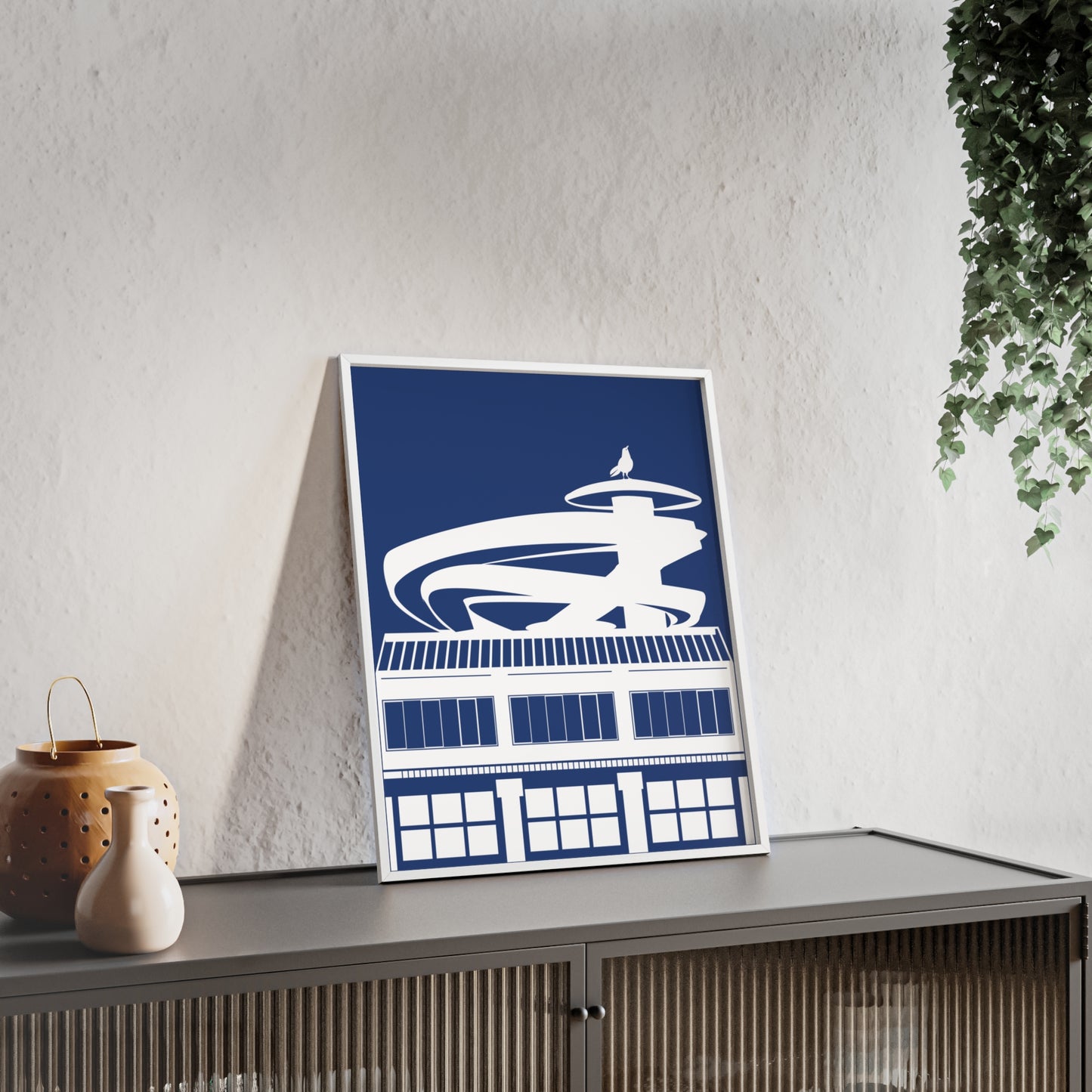 BLAUWcc 'ROTTERDAM FENIX' Framed Poster