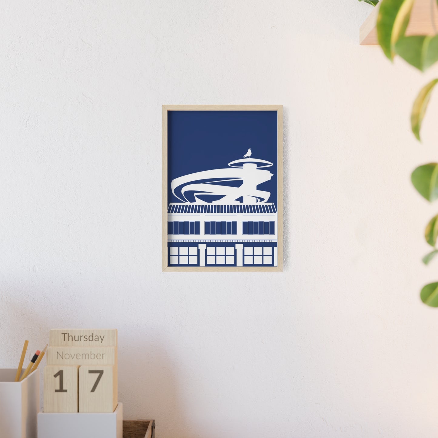 BLAUWcc 'ROTTERDAM FENIX' Framed Poster