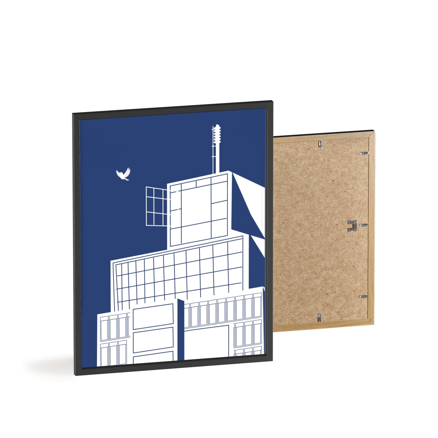 BLAUWcc 'ROTTERDAM TOWER' Framed Poster