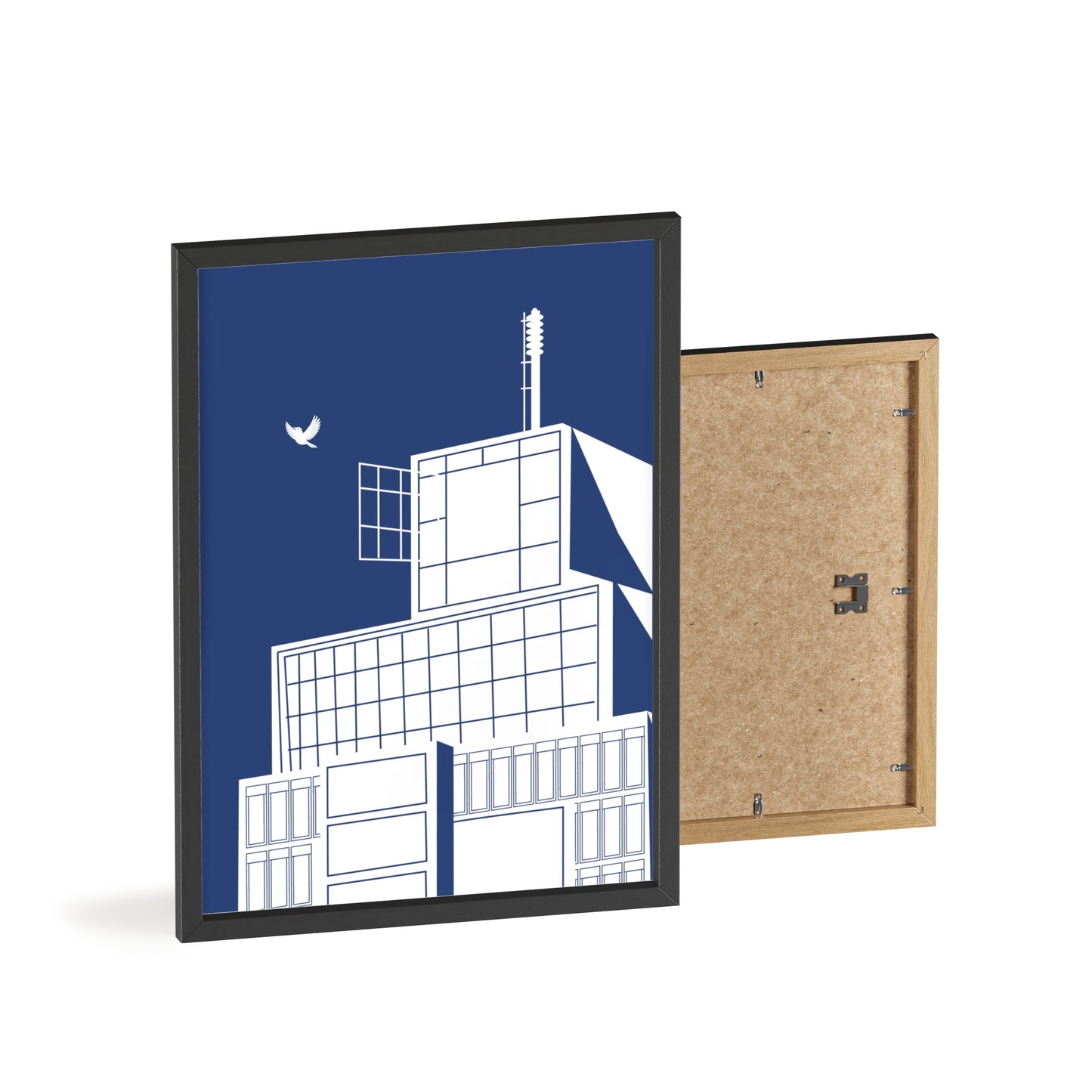 BLAUWcc 'ROTTERDAM TOWER' Framed Poster