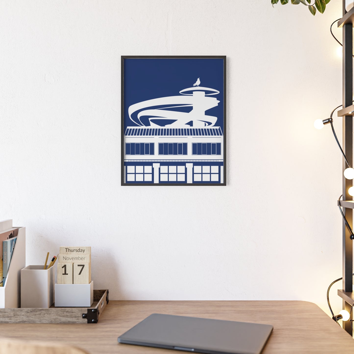 BLAUWcc 'ROTTERDAM FENIX' Framed Poster