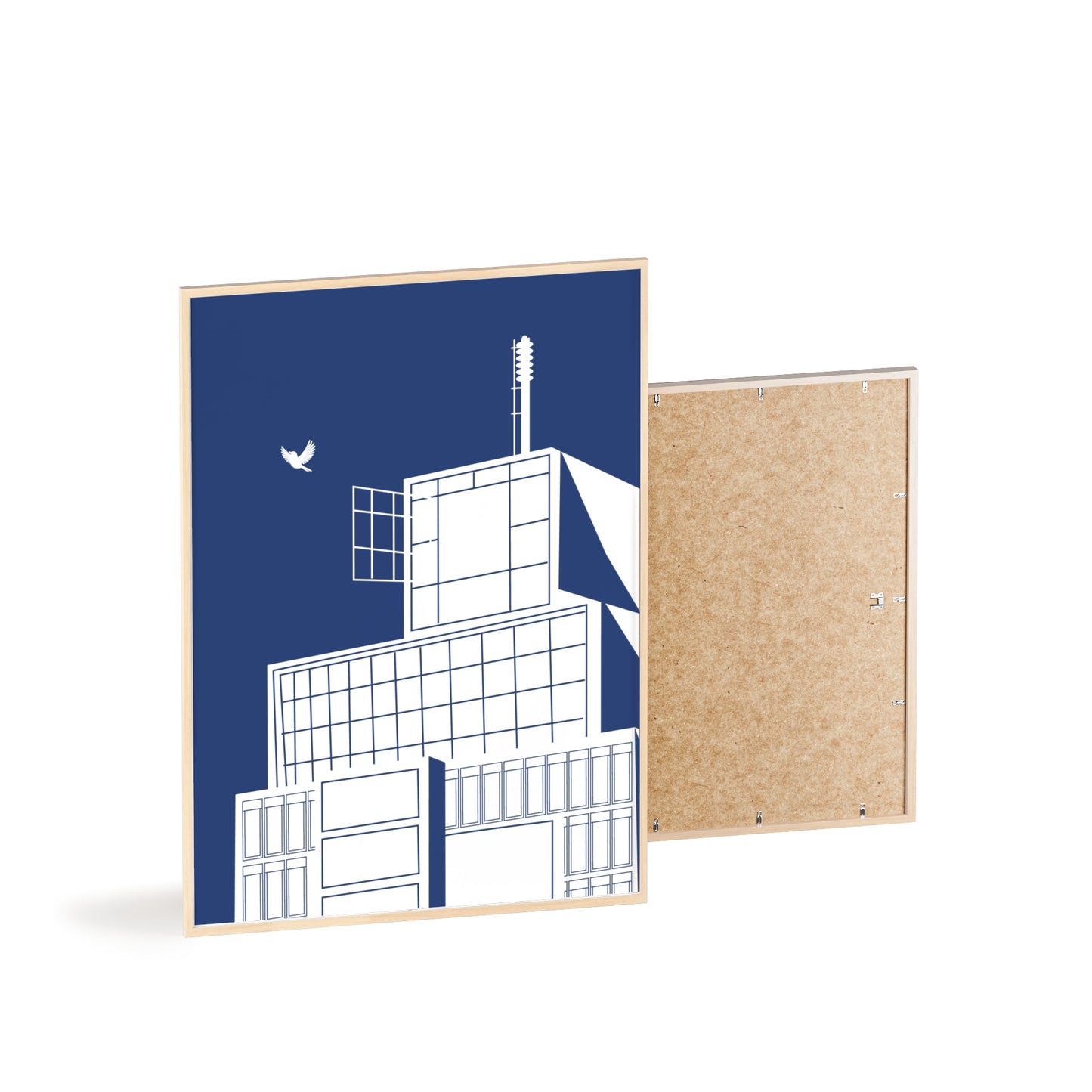 BLAUWcc 'ROTTERDAM TOWER' Framed Poster