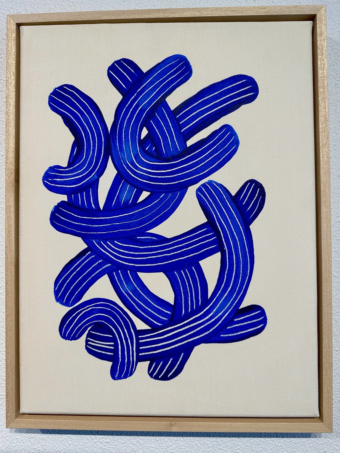 Blue Universes #10 painting