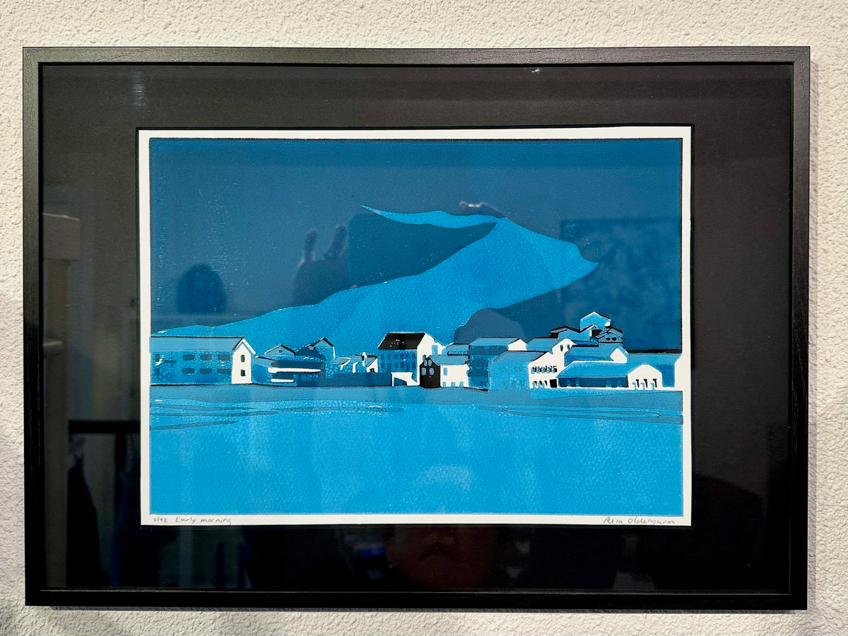 ‘Early Morning’ 5/42 Lino print
