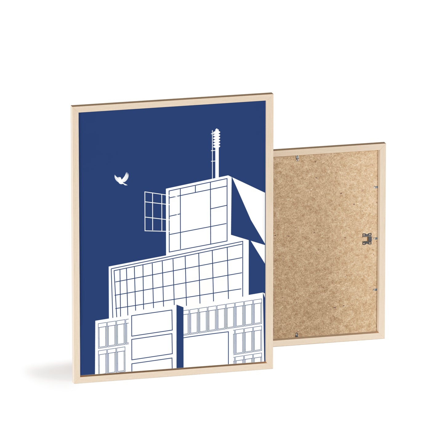 BLAUWcc 'ROTTERDAM TOWER' Framed Poster