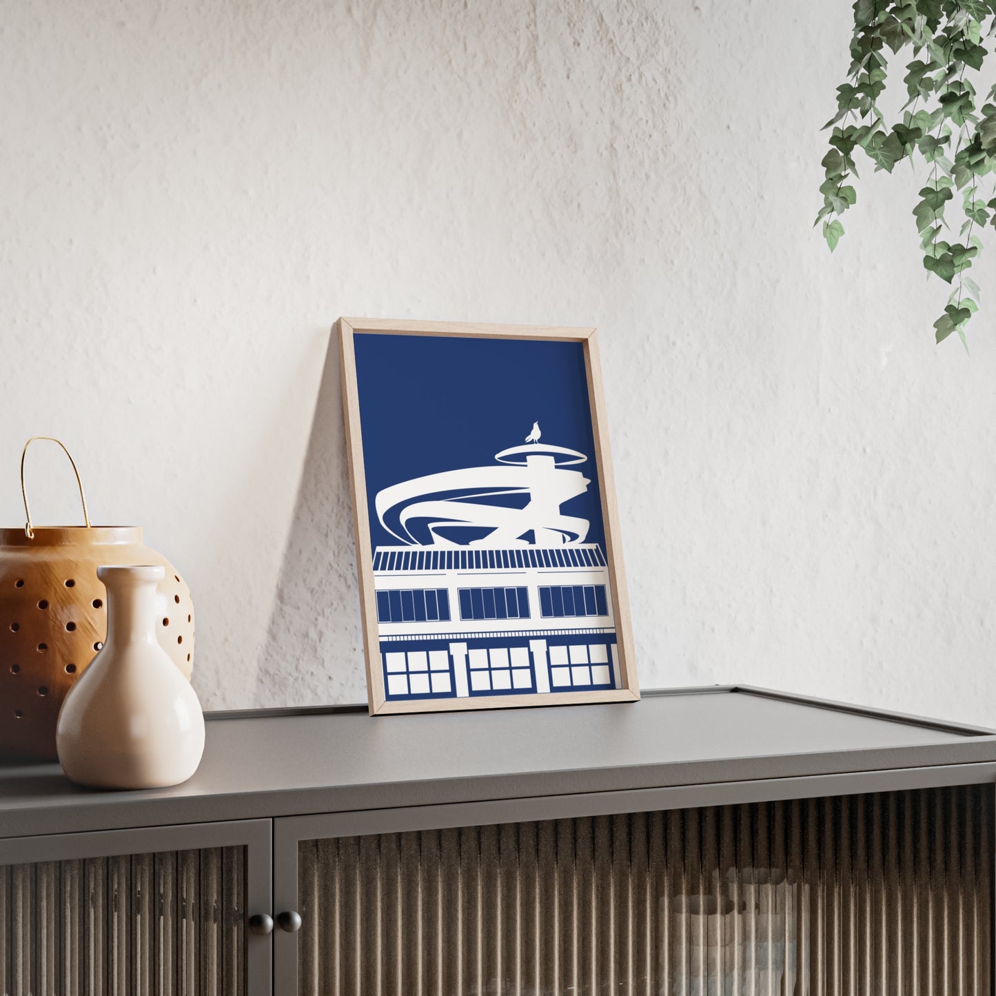 BLAUWcc 'ROTTERDAM FENIX' Framed Poster
