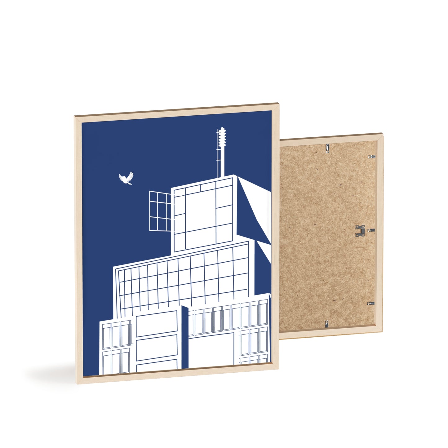 BLAUWcc 'ROTTERDAM TOWER' Framed Poster