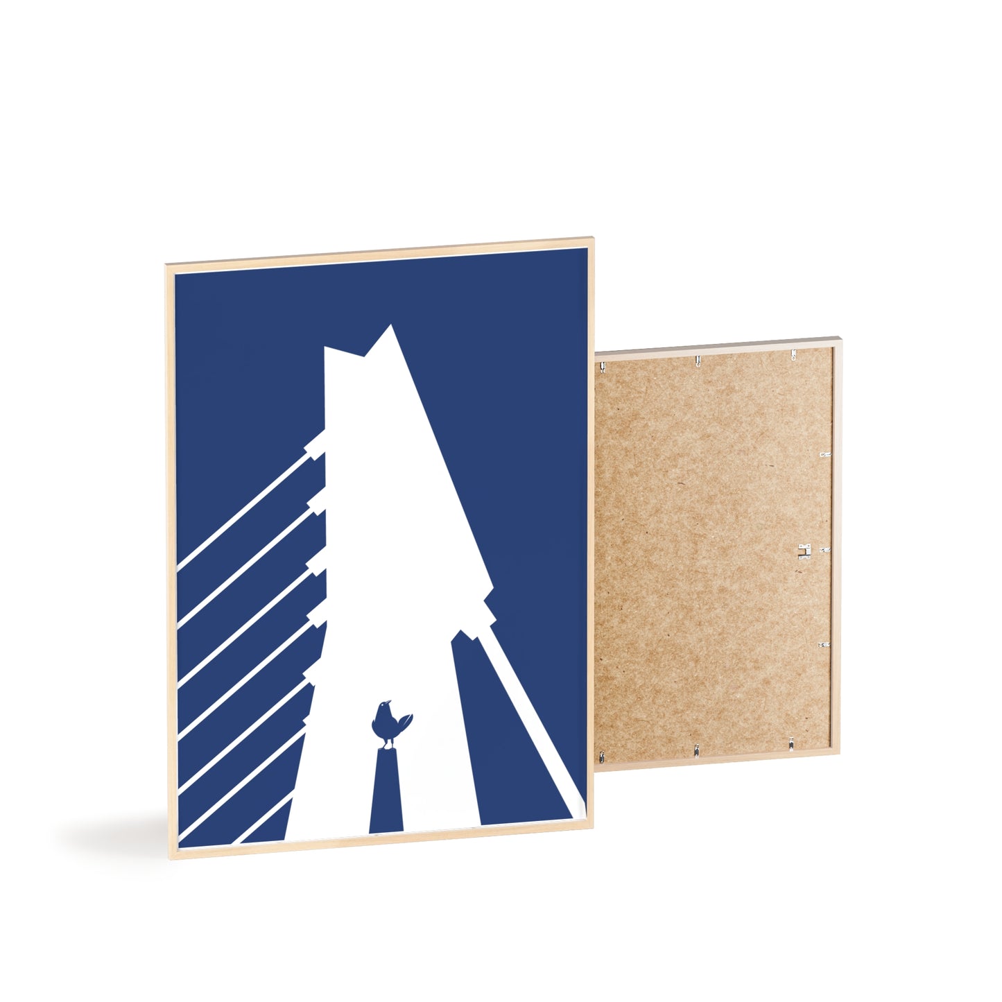 BLAUWcc 'ROTTERDAM BRIDGE' Framed Poster