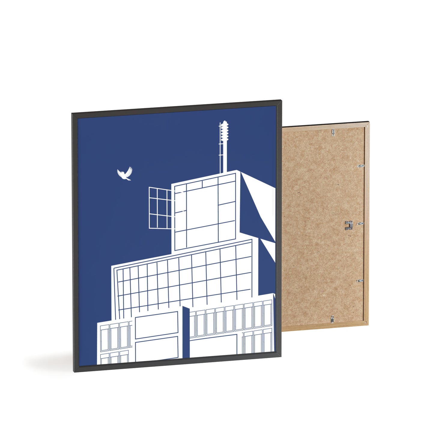 BLAUWcc 'ROTTERDAM TOWER' Framed Poster