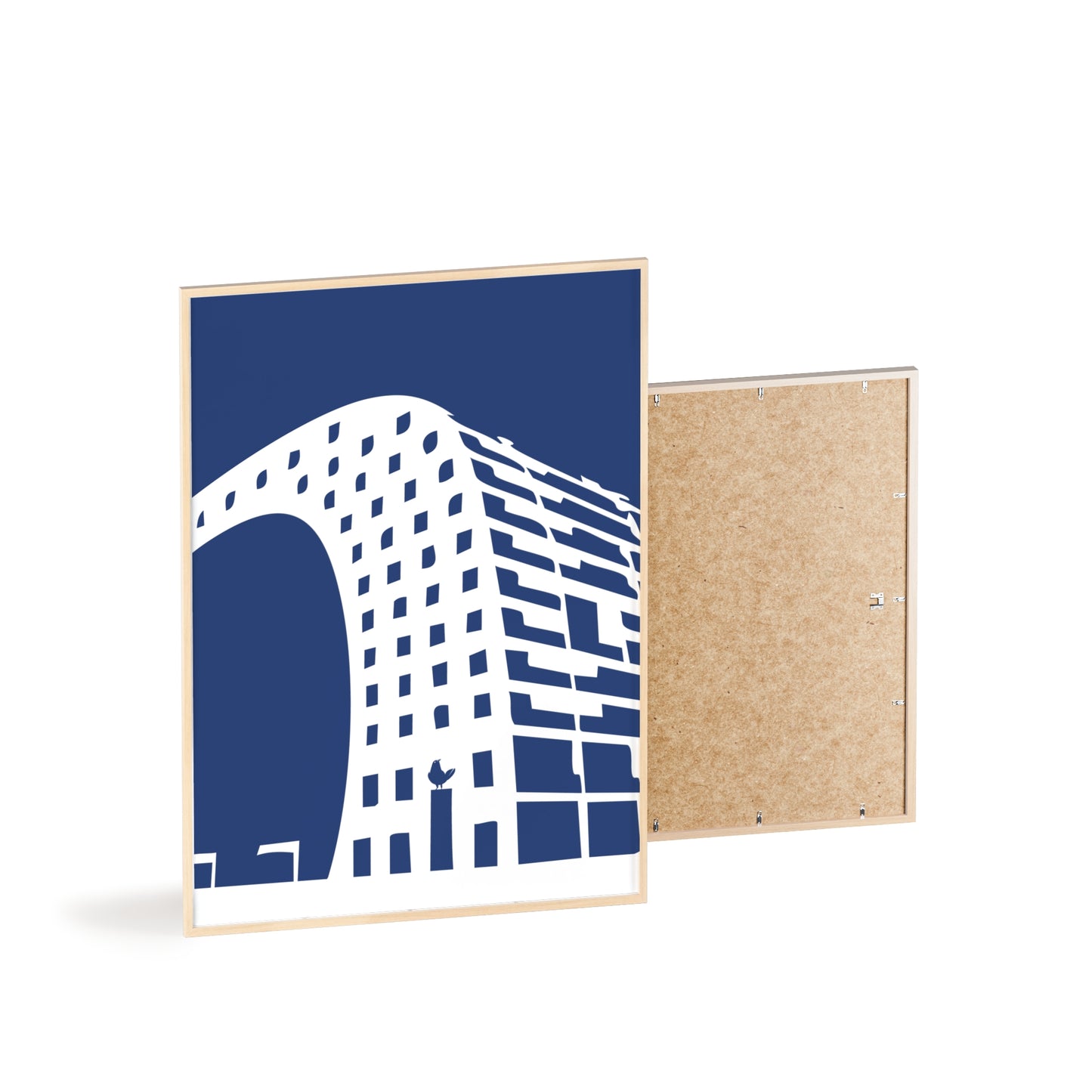 BLAUWcc 'ROTTERDAM MARKET' Framed Poster