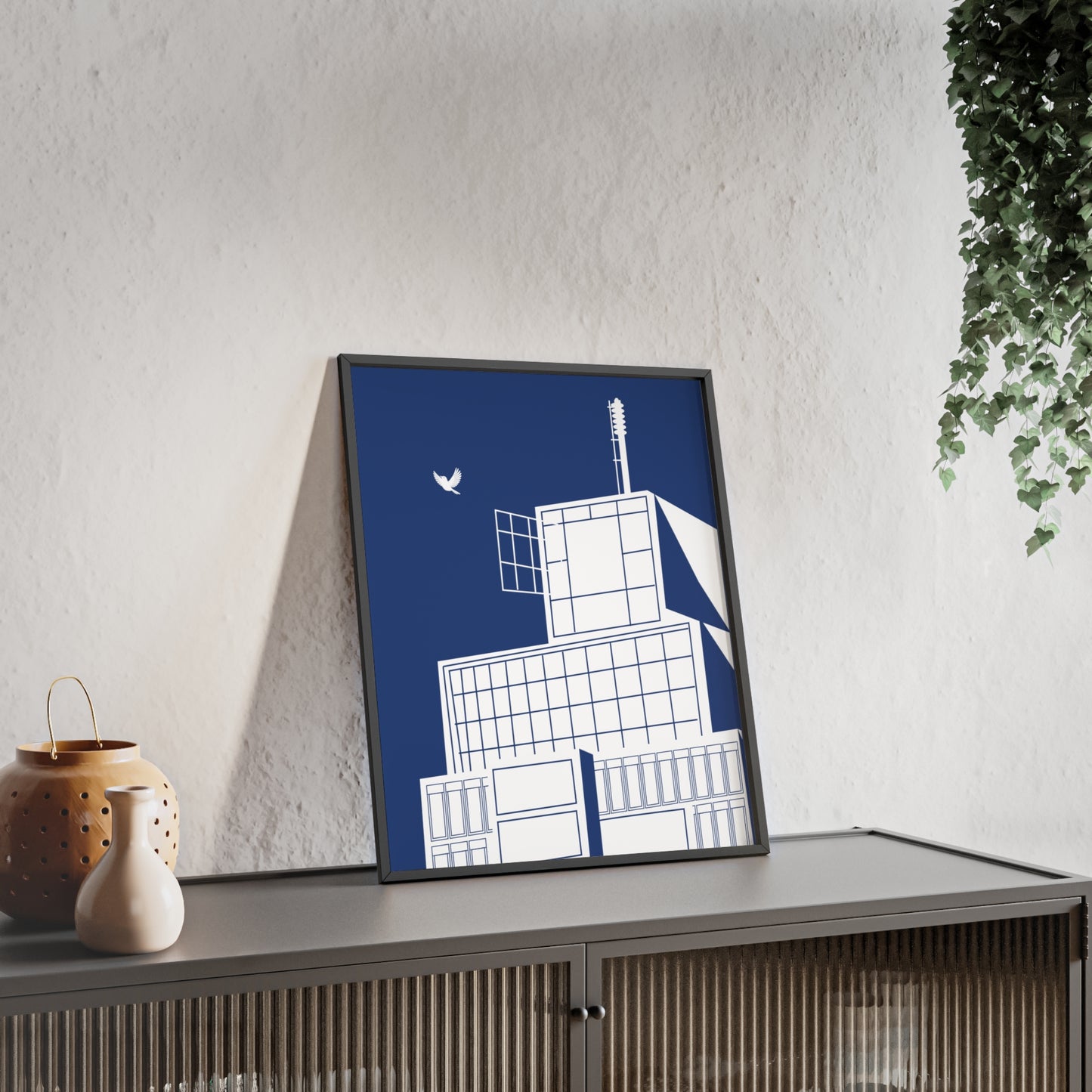 BLAUWcc 'ROTTERDAM TOWER' Framed Poster