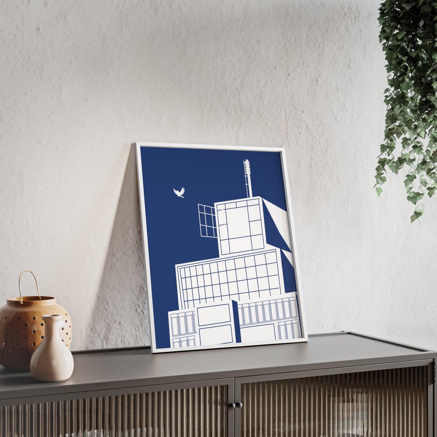 BLAUWcc 'ROTTERDAM TOWER' Framed Poster