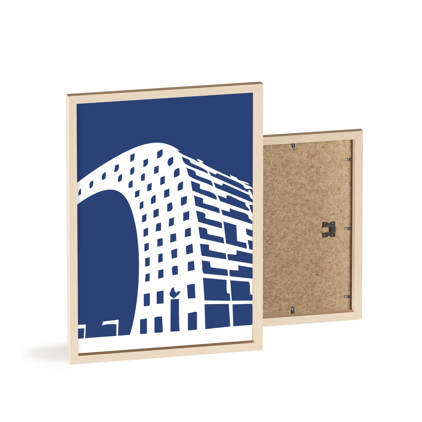 BLAUWcc 'ROTTERDAM MARKET' Framed Poster