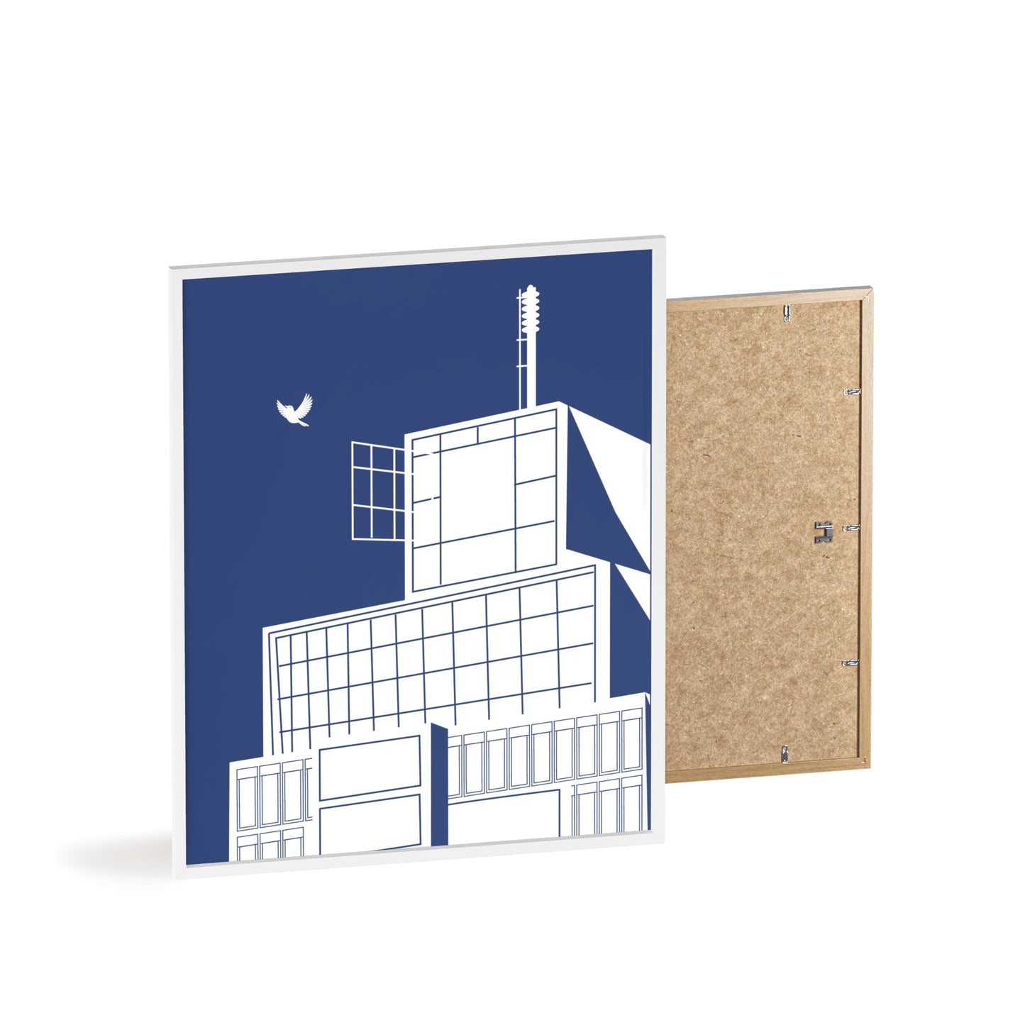 BLAUWcc 'ROTTERDAM TOWER' Framed Poster