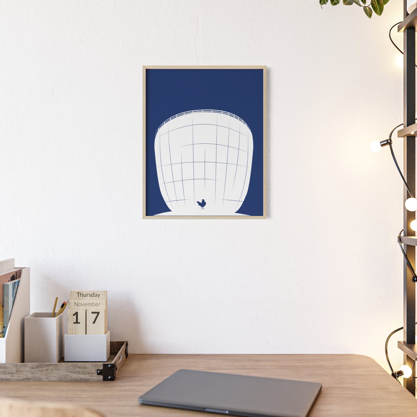 BLAUWcc 'ROTTERDAM DEPOT' Framed Poster