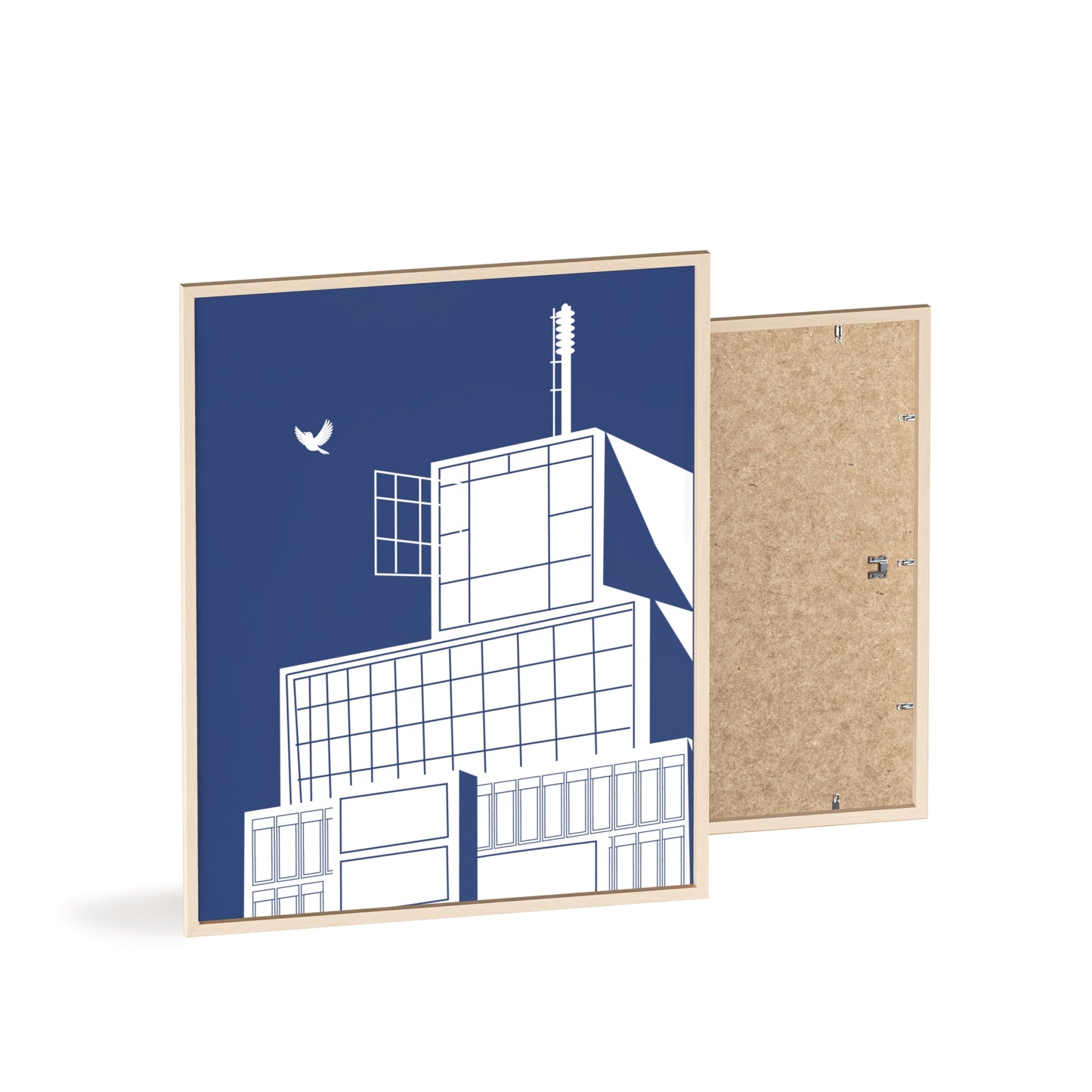BLAUWcc 'ROTTERDAM TOWER' Framed Poster
