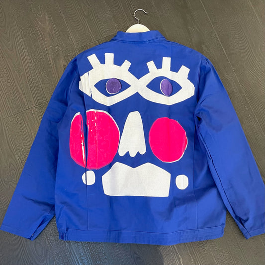 Art workwear jacket "BIG BLUSH"
