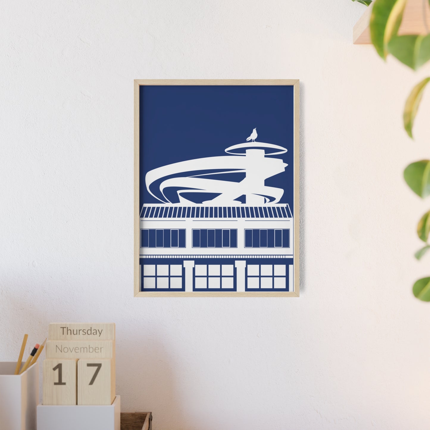 BLAUWcc 'ROTTERDAM FENIX' Framed Poster