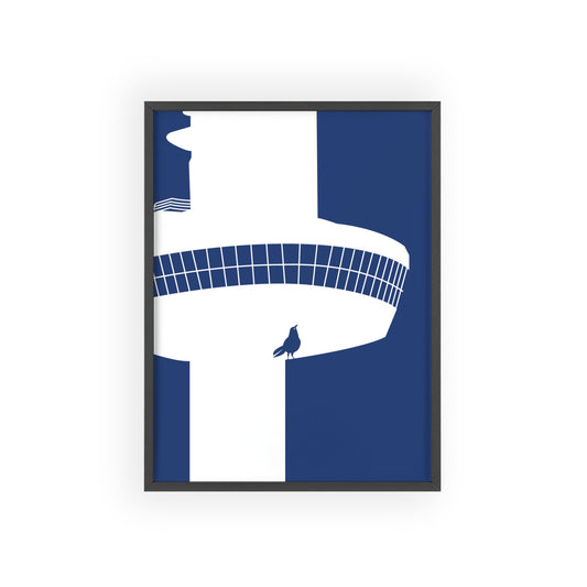 BLAUWcc 'ROTTERDAM LOOKOUT' Framed Poster