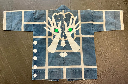 Hanten Japanese workwear kimono ‘Hands’