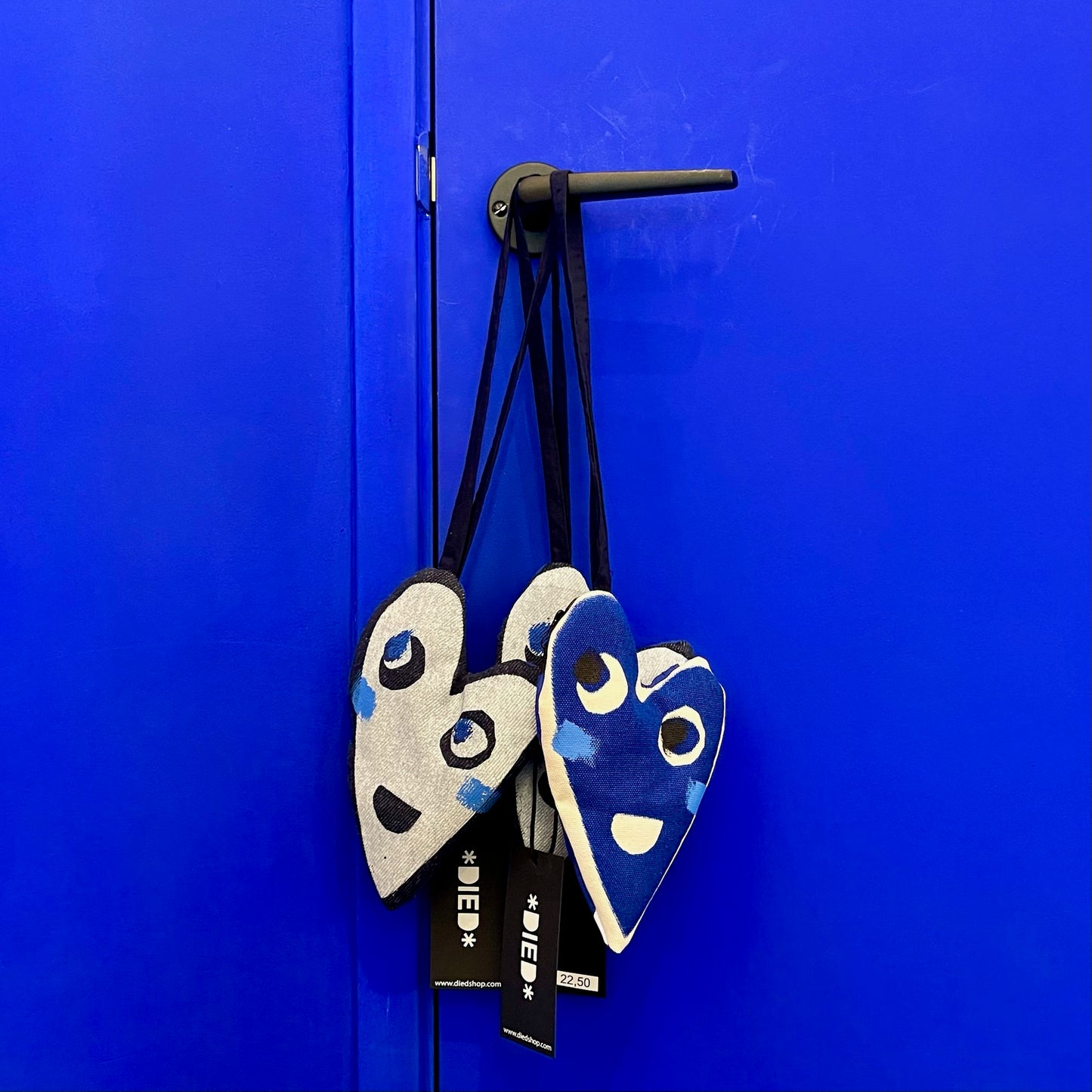 Lavender art heart "BLUE"