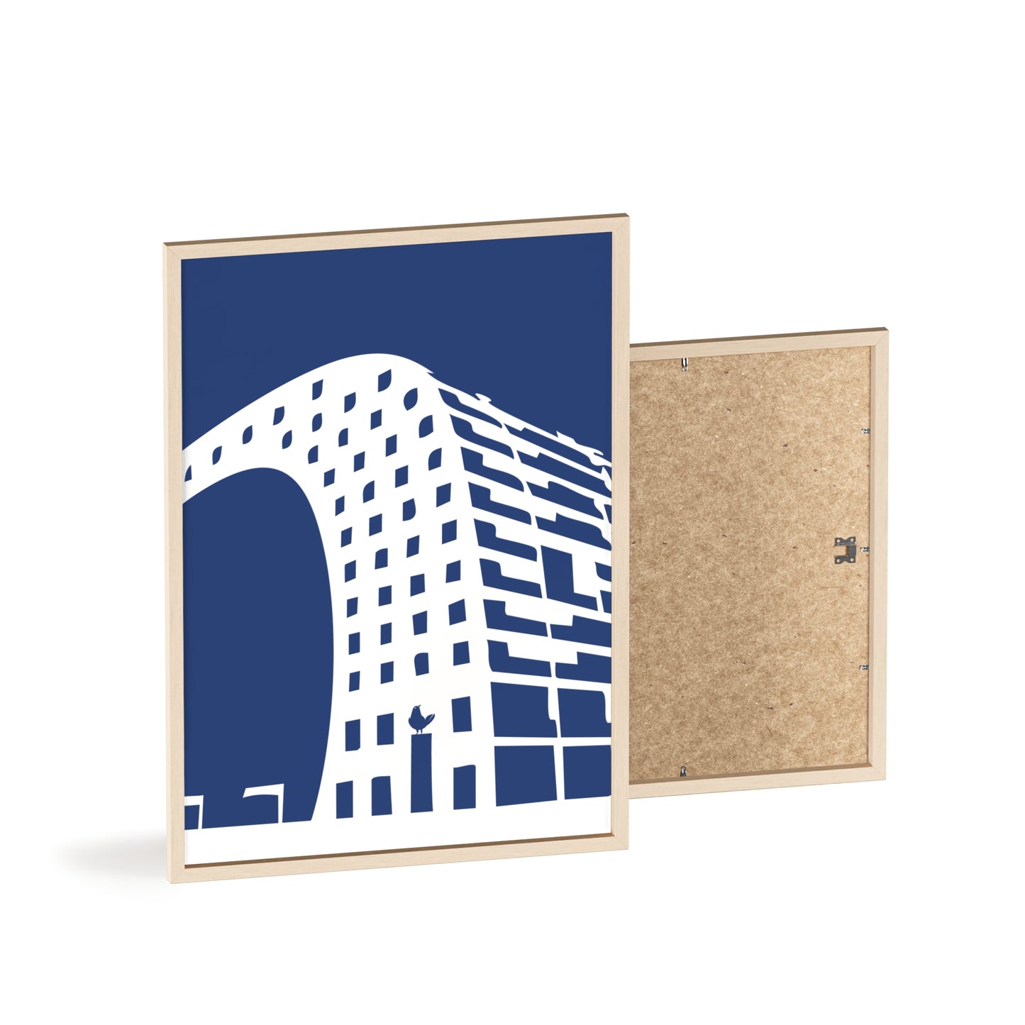 BLAUWcc 'ROTTERDAM MARKET' Framed Poster