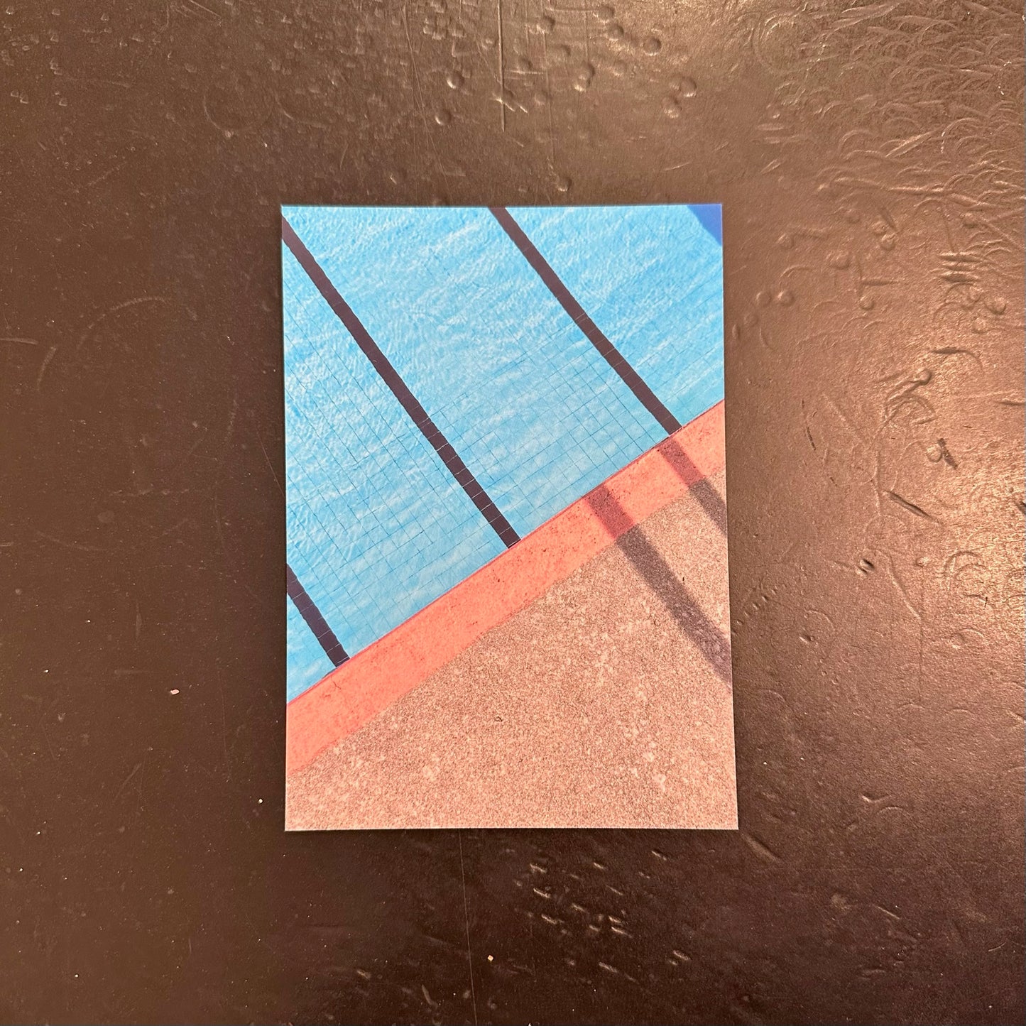 Poolside postcard pink