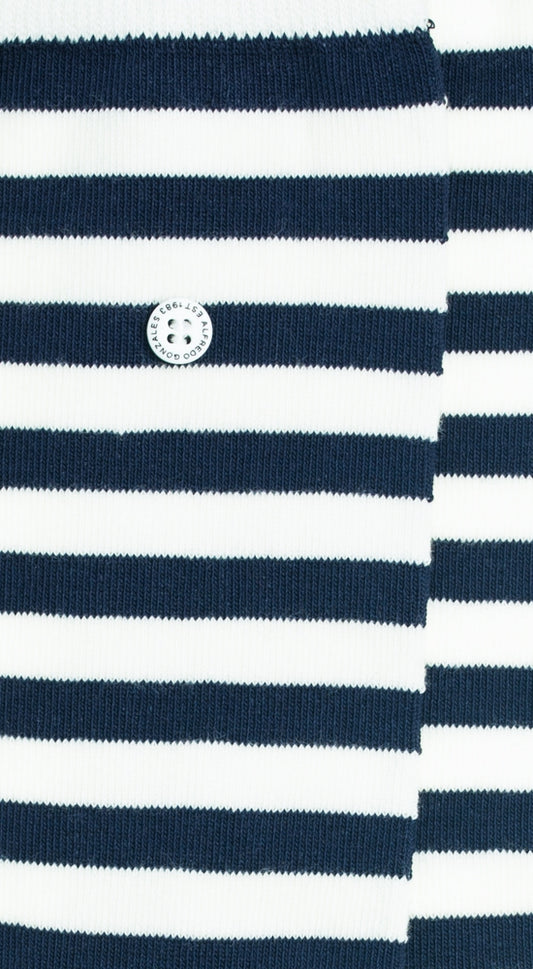 AG Socks Harbour Stripes Navy