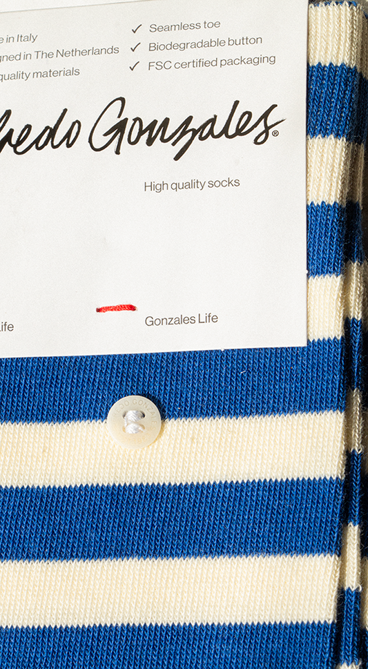 AG Socks Harbour Stripes Blue