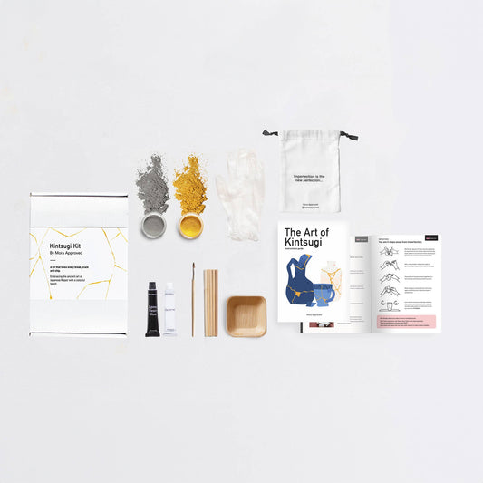 DIY kintsugi repair kit - blue edition