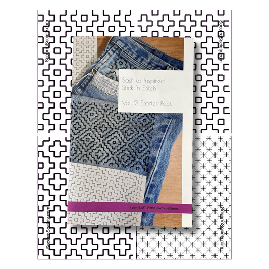 Sashiko Stick & Stitch Starter Pack #2
