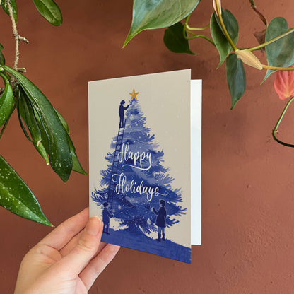Botanopia - Festive Firs Happy Holidays | Christmas Card | Holiday Card