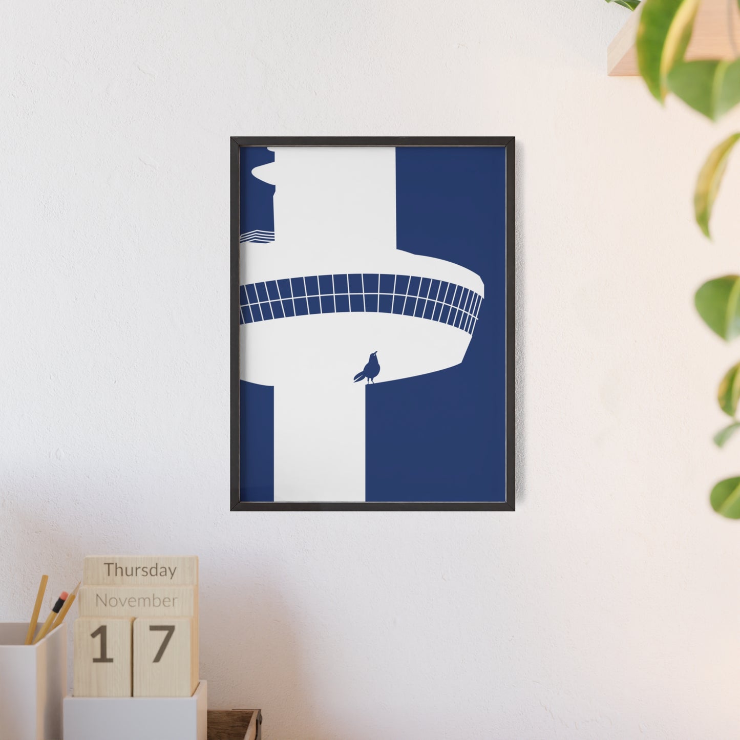 BLAUWcc 'ROTTERDAM LOOKOUT' Framed Poster